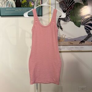 Signature8 Pink Ribbed Dress